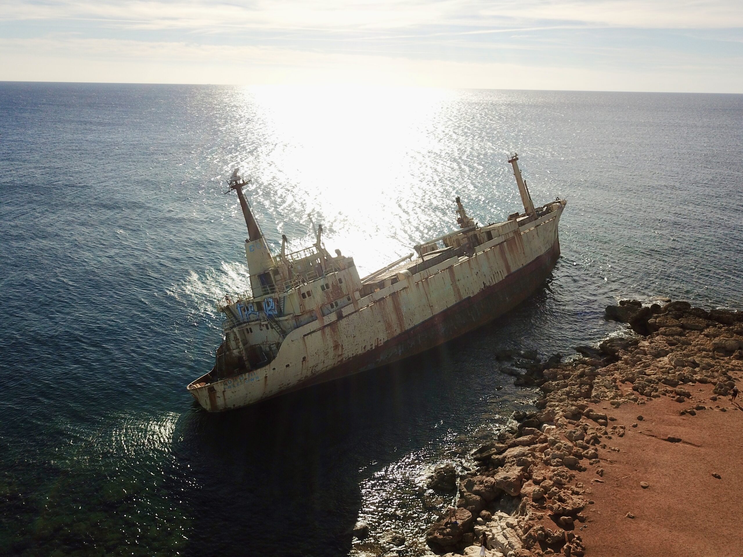 Schiffswrack in Paphos Zypern